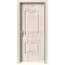 Popular White Paint Steel Wooden Interior Door JKD-1255(B) For Bedroom and Bathroom Design